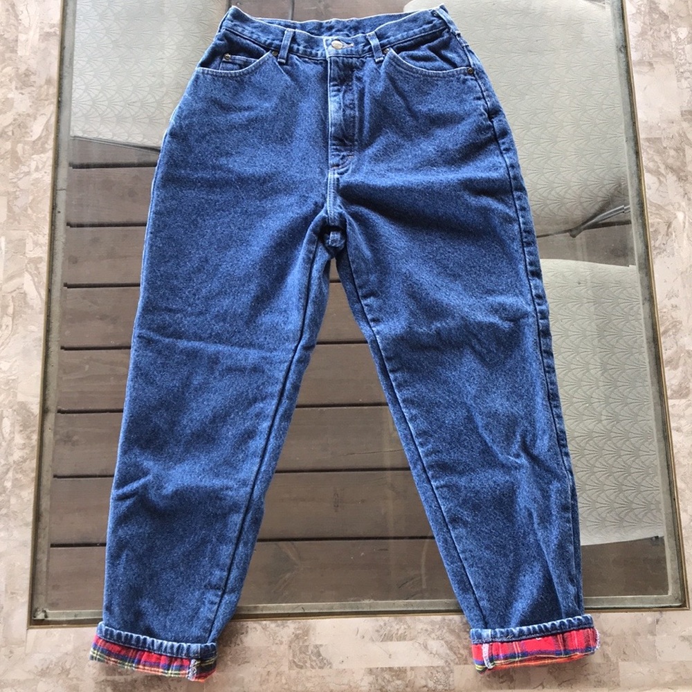 Vintage L.L Bean Flannel Lined Jeans